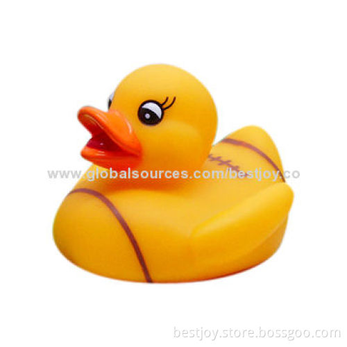 Promotional Bath Duck in Basketball Shape, Ideal for Premiums and Promotional GiftsNew
